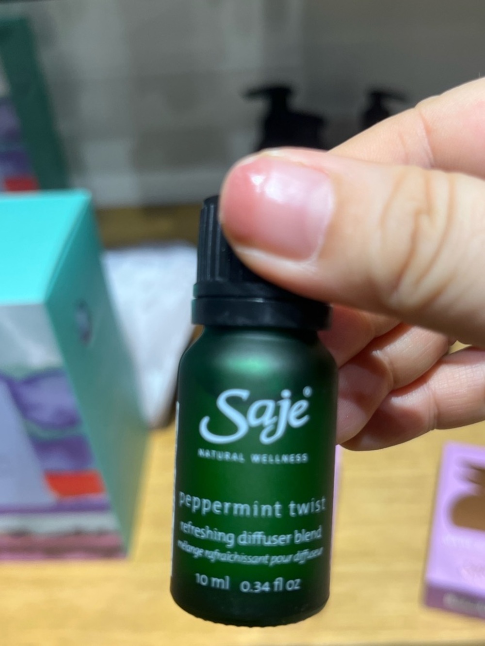 Saje Peppermint Twist Diffuser Blend Oil 10ml BRAND NEW! GWP